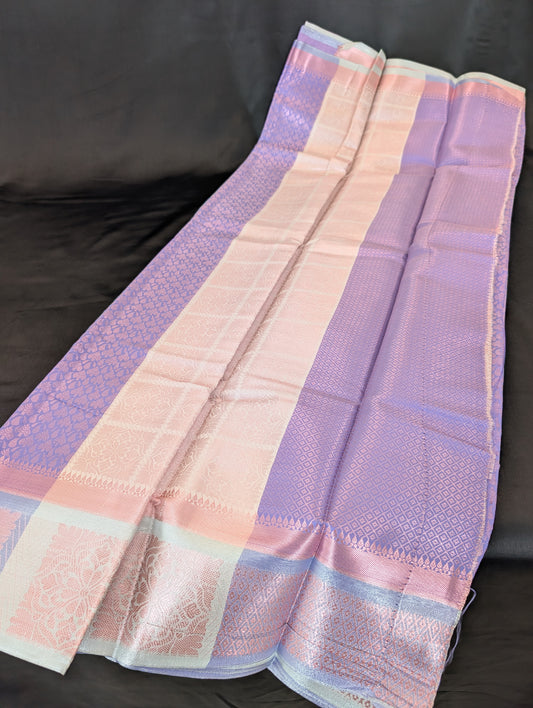 Purple Designer Saree – Full Set